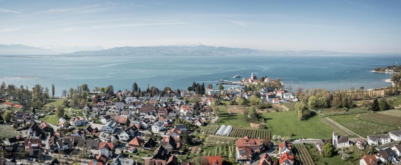 Ferienwohnung Seeblick Mit Blick Auf Die Alpen Wasserburg Buitenkant foto